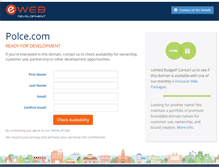 Tablet Screenshot of polce.com